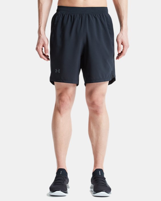 Men's UA Launch Run 7" Shorts in Black image number 0